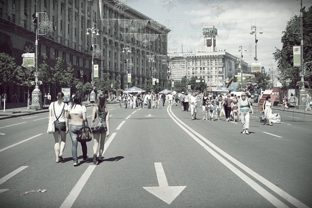 уличная фотография в Киеве